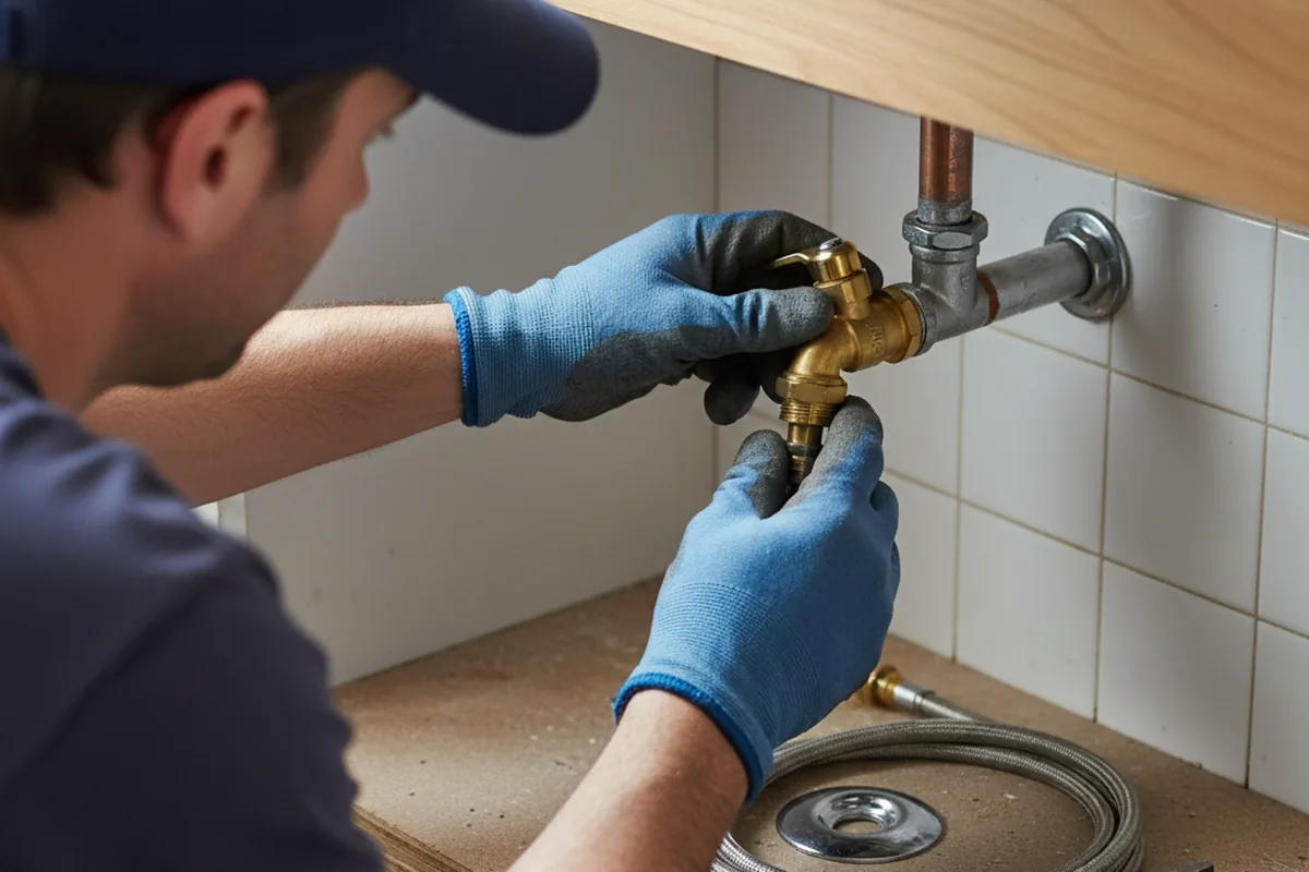 Shutoff valve and fitting work during Repiping in Gypsum